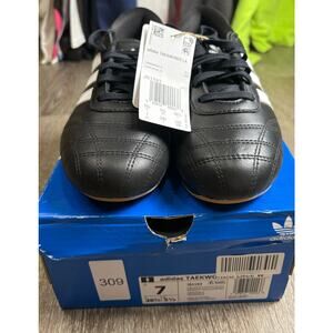 New Adidas Taekwondo Lace Athletic Shoes - Black/White